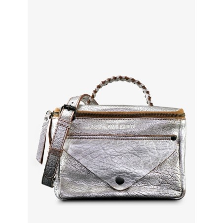 Paul Marius Sac BandoulièRe Cuir Femme Argenté