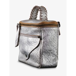 Paul Marius Sac BandoulièRe Cuir Femme Argenté