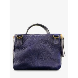Paul Marius Sac BandoulièRe Cuir Femme Bleu Egyptien