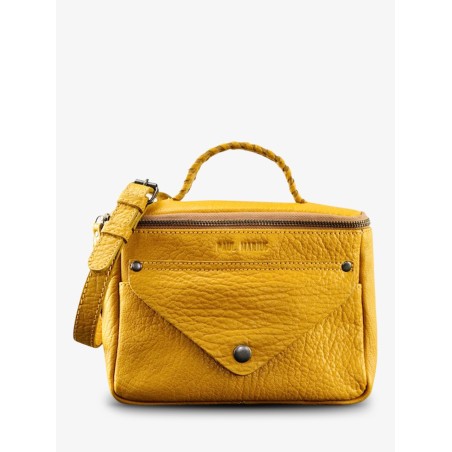 Paul Marius Sac BandoulièRe Cuir Femme Jaune