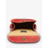 Mini Sac BandoulièRe Cuir Rouge Femme