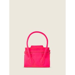 Mini Sac à Main Cuir Rose Femme