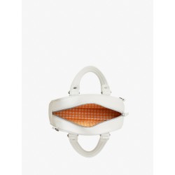 Sac Bowling Cuir Blanc Femme