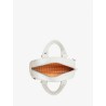 Sac Bowling Cuir Blanc Femme