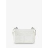 Mini Sac BandoulièRe Cuir Blanc Femme