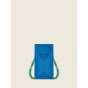Sac TéLéPhone Cuir Bleu Femme