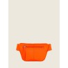 Mini Sac Banane Cuir Orange Femme