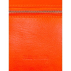 Mini Sac Banane Cuir Orange Femme
