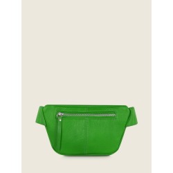 Mini Sac Banane Cuir Vert Femme