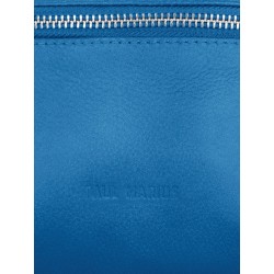 Mini Sac Banane Cuir Bleu Femme