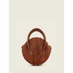 Sac à Main Cuir Marron Femme