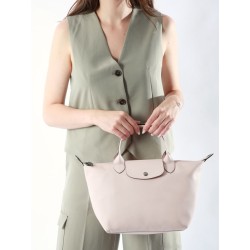 Sac porté main S Le Pliage Xtra cuir LONGCHAMP Nude