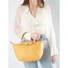 Sac porté main S Le Pliage Xtra cuir LONGCHAMP Abricot