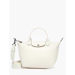 Sac porté main S Le Pliage Xtra cuir LONGCHAMP Ecru