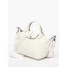 Sac porté main S Le Pliage Xtra cuir LONGCHAMP Ecru