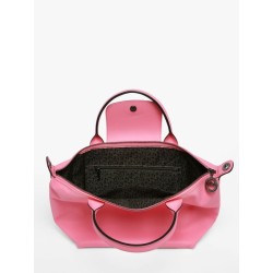 Sac porté main S Le Pliage Xtra cuir LONGCHAMP Rose