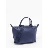 Sac porté main S Le Pliage Xtra cuir LONGCHAMP Navy