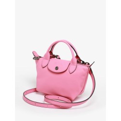 Sac XS Le Pliage Xtra cuir LONGCHAMP Rose