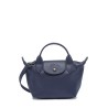 Sac XS Le Pliage Xtra cuir LONGCHAMP Navy