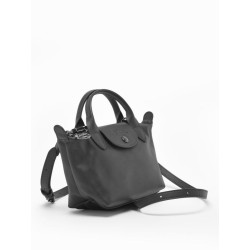 Sac XS Le Pliage Xtra cuir LONGCHAMP Noir