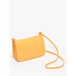 Sac bandoulière mini Le Foulonné cuir LONGCHAMP Abricot