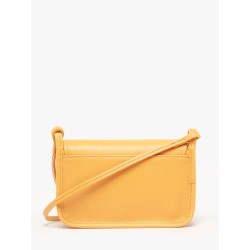 Sac bandoulière mini Le Foulonné cuir LONGCHAMP Abricot