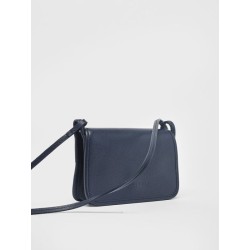 Sac bandoulière mini Le Foulonné cuir LONGCHAMP Navy