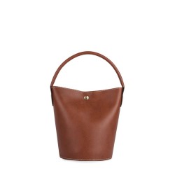 Sac seau Épure cuir LONGCHAMP Brun