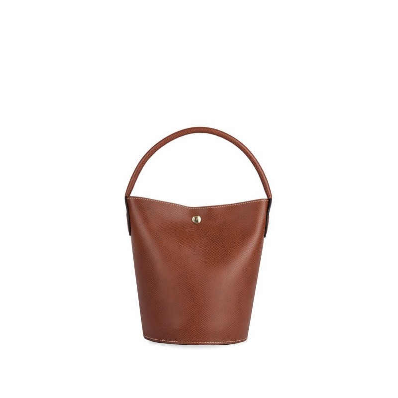 Sac seau Épure cuir LONGCHAMP Brun