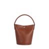 Sac seau Épure cuir LONGCHAMP Brun