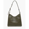 Sac porté épaule Le Foulonné cuir LONGCHAMP Kaki
