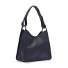Sac porté épaule Le Foulonné cuir LONGCHAMP Navy