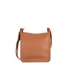 Sac porté travers zippé S Le Foulonné cuir LONGCHAMP Caramel