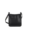 Sac porté travers zippé S Le Foulonné cuir LONGCHAMP Noir