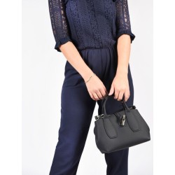 Sac à main S Roseau cuir LONGCHAMP Noir