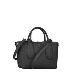 Sac à main S Roseau cuir LONGCHAMP Noir