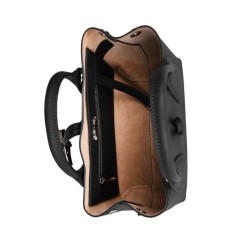 Sac à main S Roseau cuir LONGCHAMP Noir