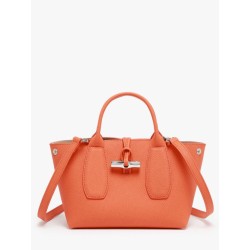 Sac à main S Roseau cuir LONGCHAMP Orange