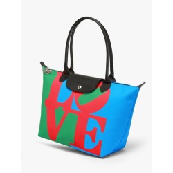 Sac cabas M Longchamp x Robert Indiana LONGCHAMP Rouge