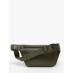 Sac banane Le Foulonné cuir LONGCHAMP Kaki