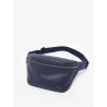 Sac banane Le Foulonné cuir LONGCHAMP Navy