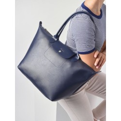 Sac shopping L Le Pliage City LONGCHAMP Navy