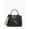Sac porté main S Roseau Box cuir avec bandoulière LONGCHAMP Noir