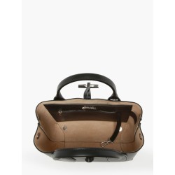 Sac porté main S Roseau Box cuir avec bandoulière LONGCHAMP Noir