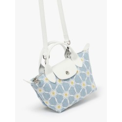 Sac porté main Le pliage marguerites LONGCHAMP Ciel