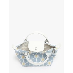 Sac porté main Le pliage marguerites LONGCHAMP Ciel