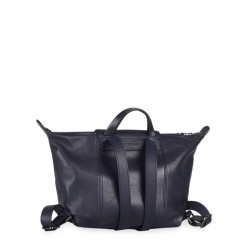 Sac à dos Le Pliage Cuir LONGCHAMP Navy