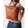 Sac à dos femme Le Pliage Xtra cuir LONGCHAMP Cognac