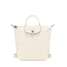 Sac à dos femme Le Pliage Xtra cuir LONGCHAMP Ecru