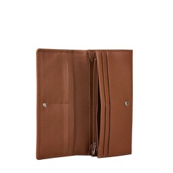 PORTE MONNAIE cuir le foulonné LONGCHAMP Caramel